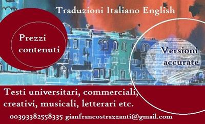 Traduzioni italiano inglese in 48 ore
