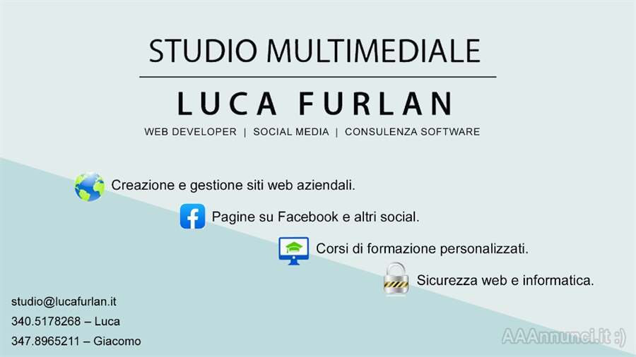 Offriamo vari servizi informatici e web rivolti alle aziende