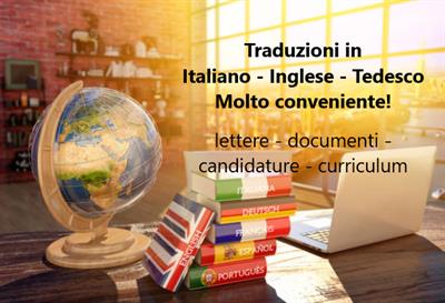 Traduzioni in ITALIANO – TEDESCO – INGLESE Conveniente