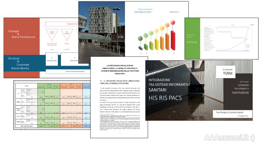 Realizzazione di Power Point, Word e Excel