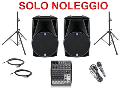 Noleggio casse audio. Service casse audio e luci.
