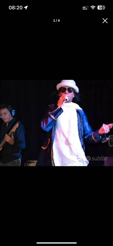 Cover/tributo Renato Zero per eventi, tipo 
Imitatore