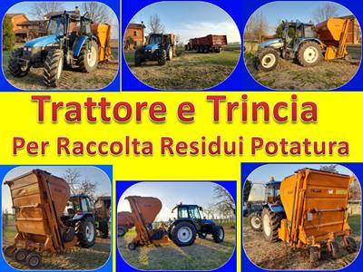 Trinciatura e Raccolta di Residui di Potatura