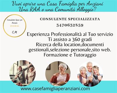 Consulente aperture spazi per Anziani