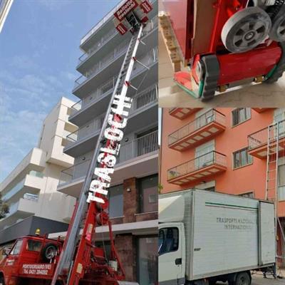 Traslochi Emilia-Romagna/Marche/Abruzzo con autoscala