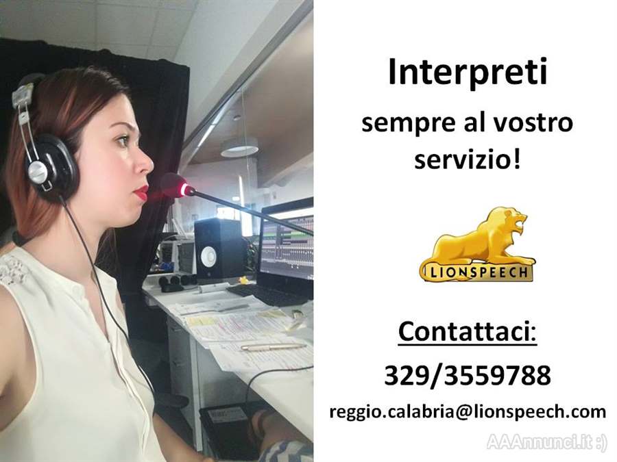Servizi di Traduzione e Interpretariato a Reggio Calabria
