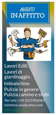 Marito in Affitto Lavori di ogni genere