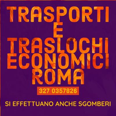 TRASLOCHIE E TRASPORTI ECONOMICI