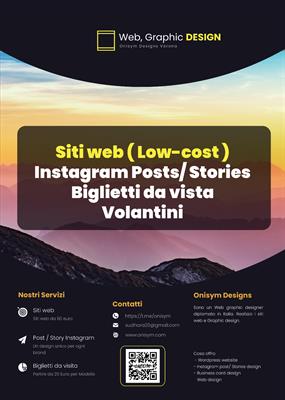 Realizzo siti web a soli 80 Euro| Siti web | Graphic design