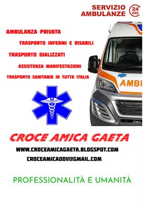 Ambulanza Privata Gaeta CROCE AMICA