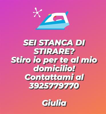 STIRO AL MIO DOMICILIO