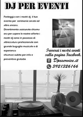 Dj per complenani eventi e cerimonie in genere