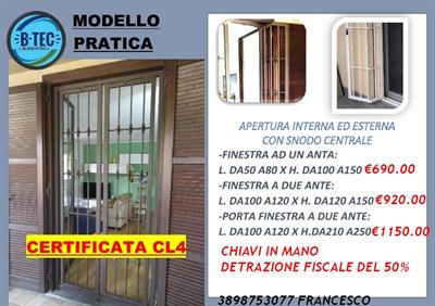 INFERRIATE DI SICUREZZA CERTIFICATE IN CLASSE 4 - Foto 3