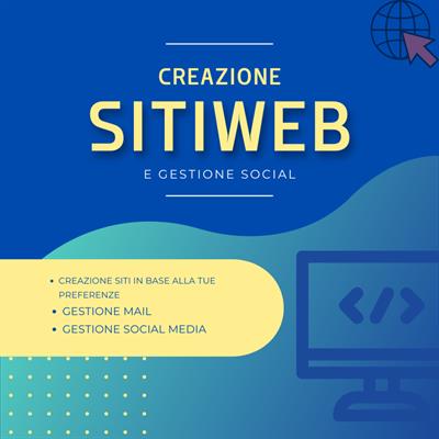 Creazione siti web / gestione social